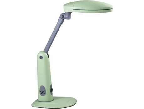 Candeeiro de Secretária  Flor (Verde - PL - 9 W - Plástico)