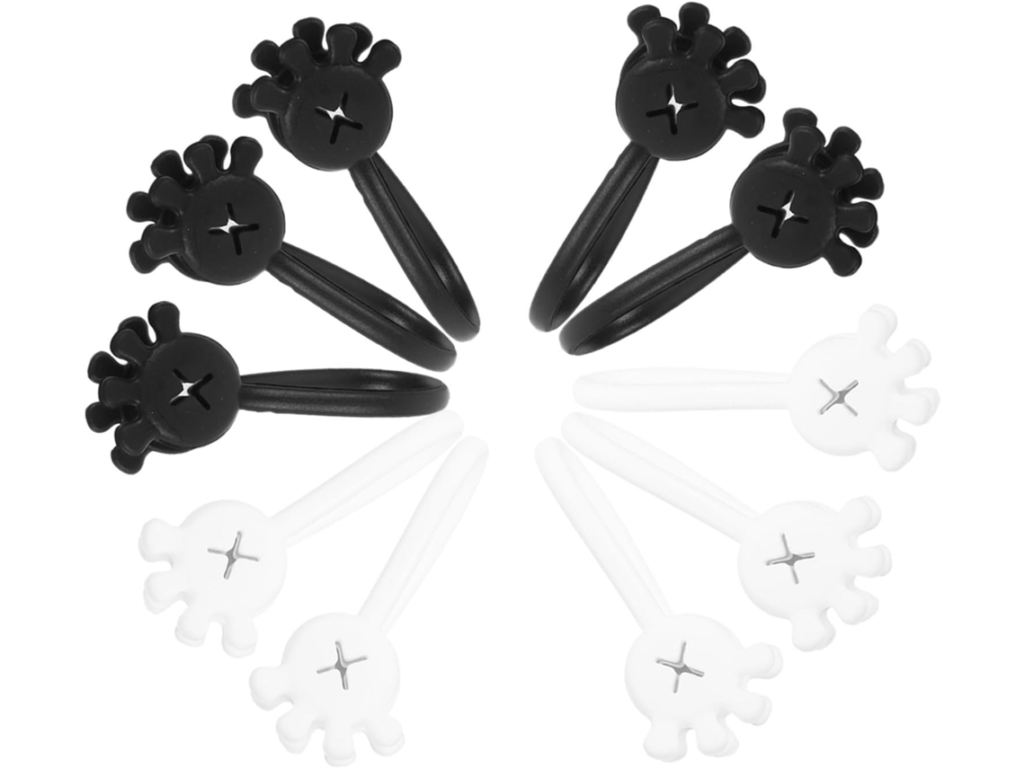 10 Pièces Range-câbles Magnétique En Silicone