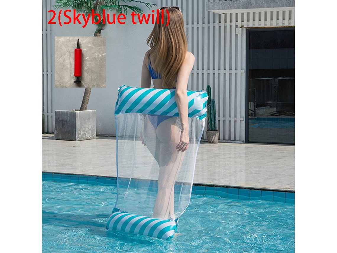 Rede Flutuante Inflável Para Piscina, Cama Flutuante Sto