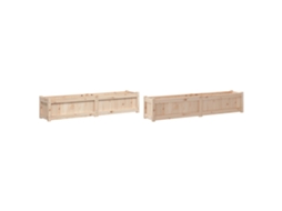 Garden Planter, Garden Planters Vidaxl Marrom Madeira De Pinho (n/a)