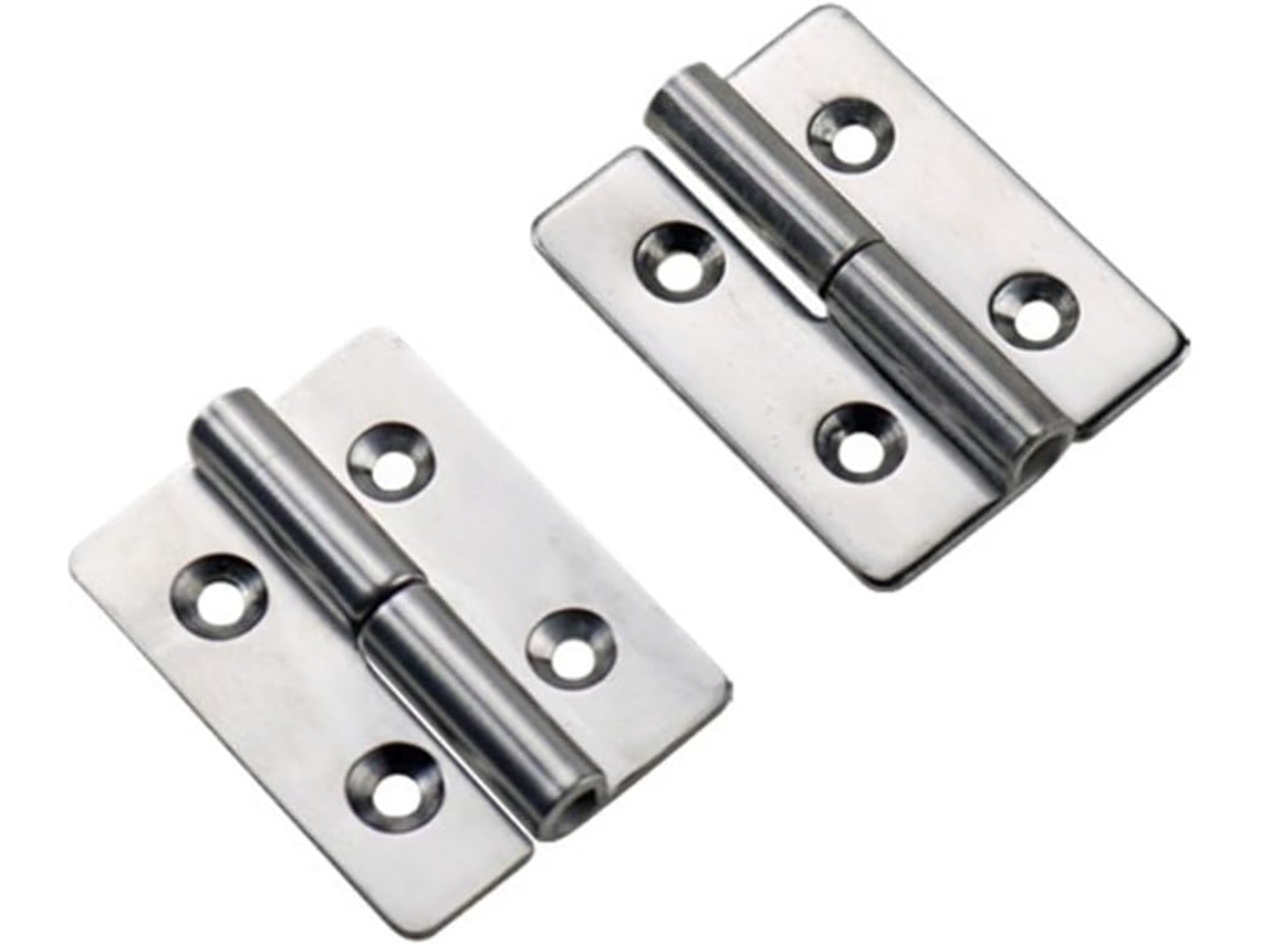 Dobradiça Removível Em Aço Inoxidável 304, Adequada Para Portas De Armários E Caixas Chapa Metálica, 1 Peça 40x30mm