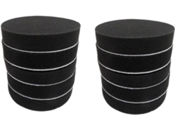 Conjunto De Boinas Polimento, Prato Apoio 5 Polegadas, Esponja