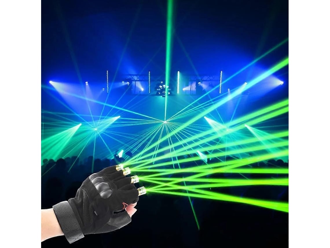 Luvas Com Laser Rgb De Múltiplas Linhas E 4 Cabeças, Efeito De Luz Dj Para Festas E Shows