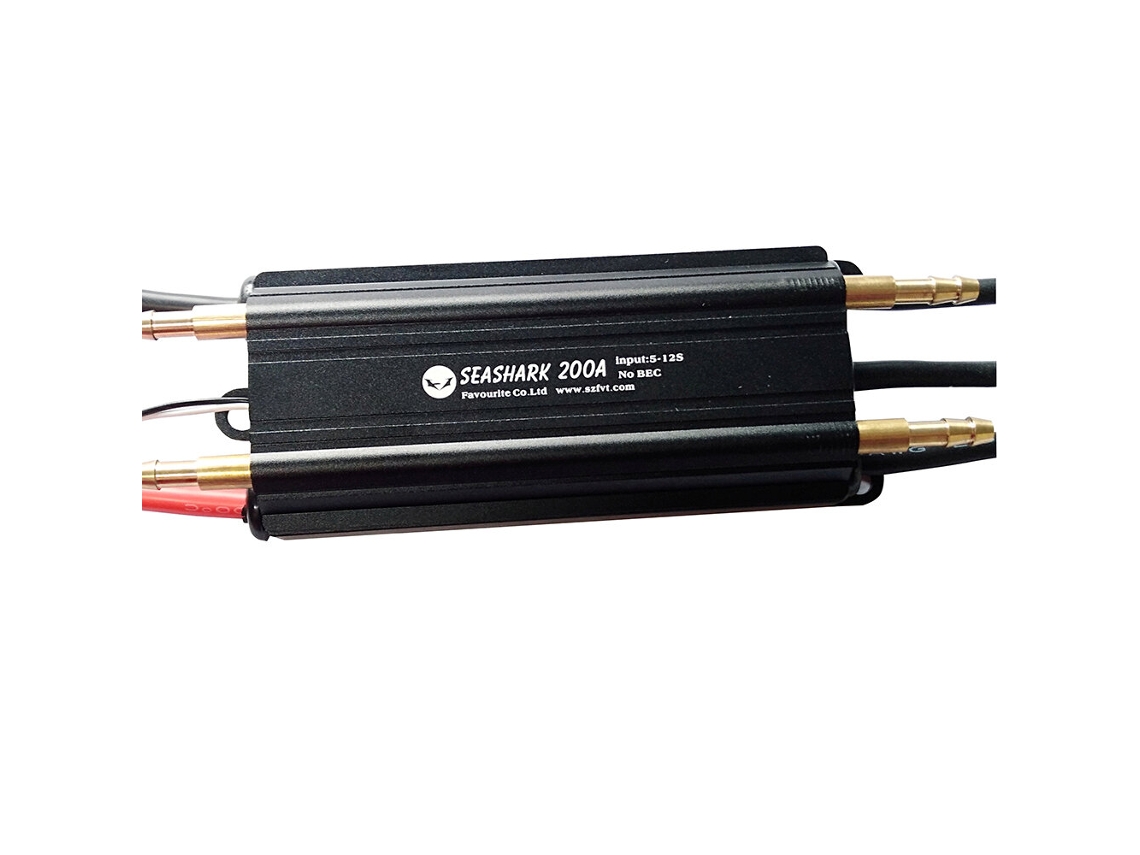 Fvt Rc Boat Parts 5 12s 200a Brushless Esc Sem Bec para Modelos Rc MDUG