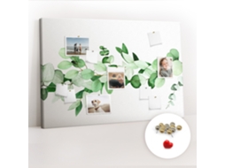 Painel De Cortiça Para Parede Ramo De Planta Para O Corredor Espelharte (120x80 Cm)