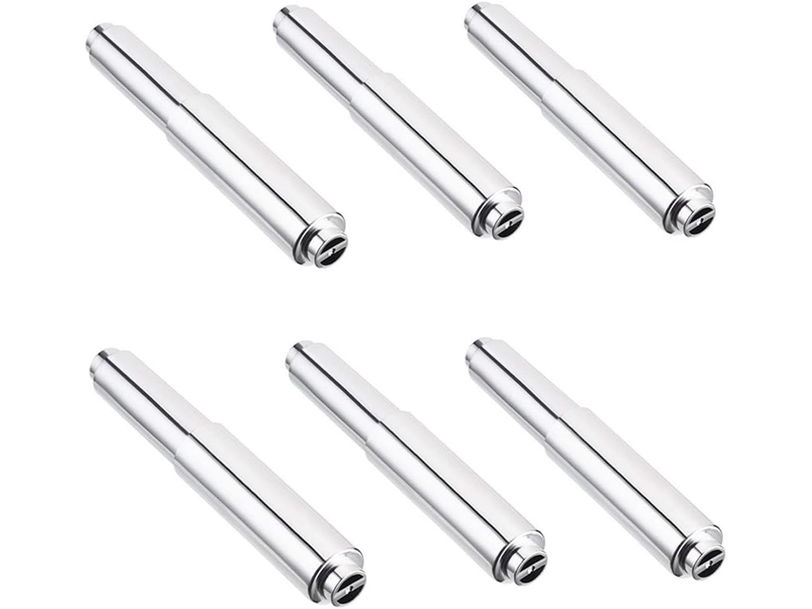 Suporte De Papel Higiênico De Aço Com Mola Gokoco (8 Peças)