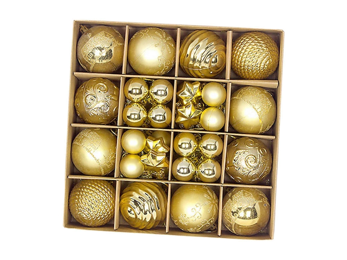 44 Bolas De Natal, Enfeites De Natal, Pingentes Em Massa Para Árvore De Natal Olysi Shop