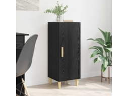 Vidaxl Buffet Carvalho Preto 34,5 X 34 X 90 Cm Derivados De Madeira