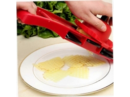 Fatiador De Cozinha Multifuncional Para Frutas E Vegetais Com Cesto Resistente Everley891