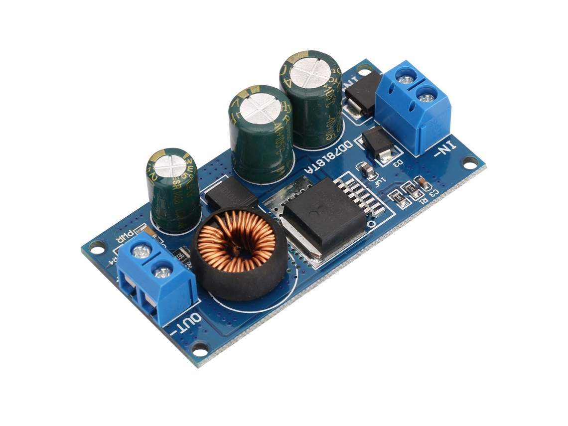 Módulo step down buck dc dc 2.1a fonte de alimentação entrada 10 80v saída 6v com MARCA