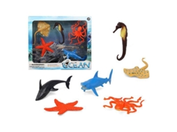 Conjunto 6 Animais Selvagens Ocean 110364
