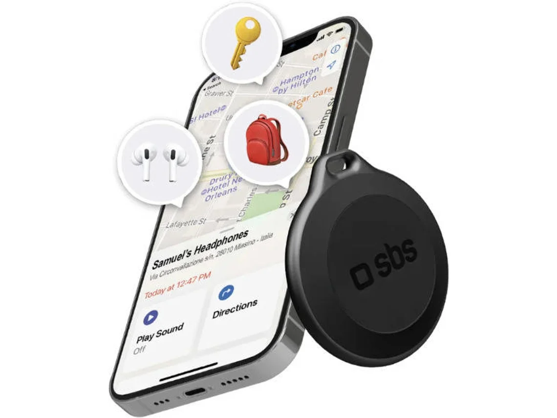 Localizador SBS Universal Wireless (Outlet Caixa Aberta - Preto)