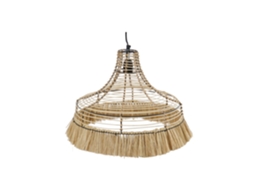 Luminária de Teto em Juta e Metal Natural, 45x45x36cm ALEXANDRA HOUSE LIVING