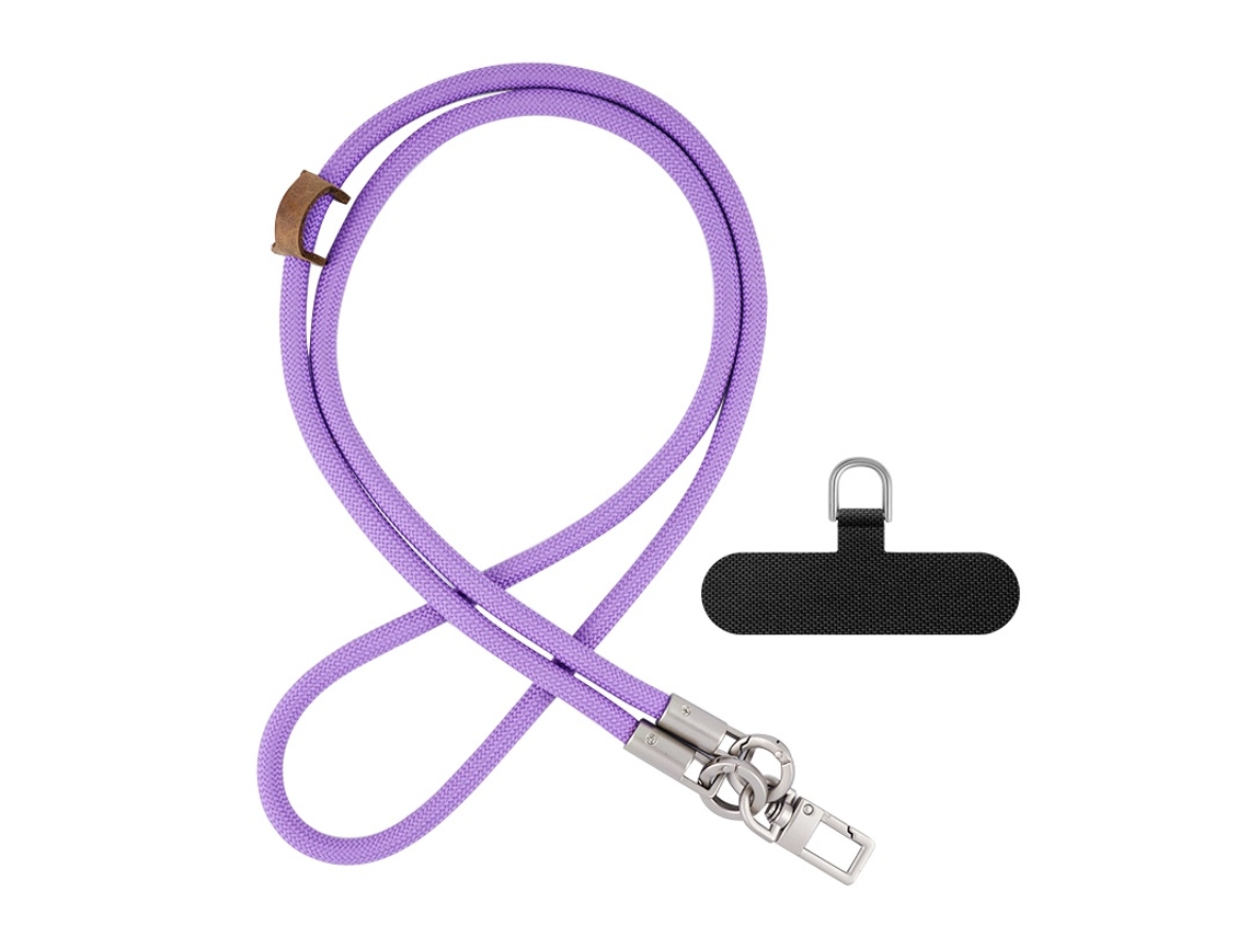 Lurelia Cordão Para Telemóvel Ajustável Anti-perda Transversal 7mm 120 Cm