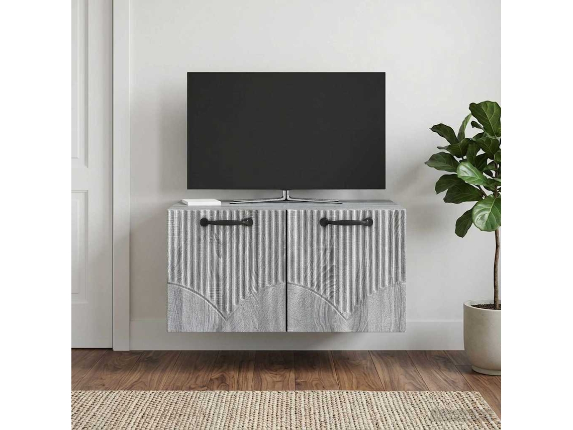 Vidaxl Gabinete de Tv de Parede Sonoma Cinzento 59,5 X 41 X 30 Cm