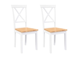 Dining Chair, Dining Chairs Vidaxl Branco Borracha (n/a)