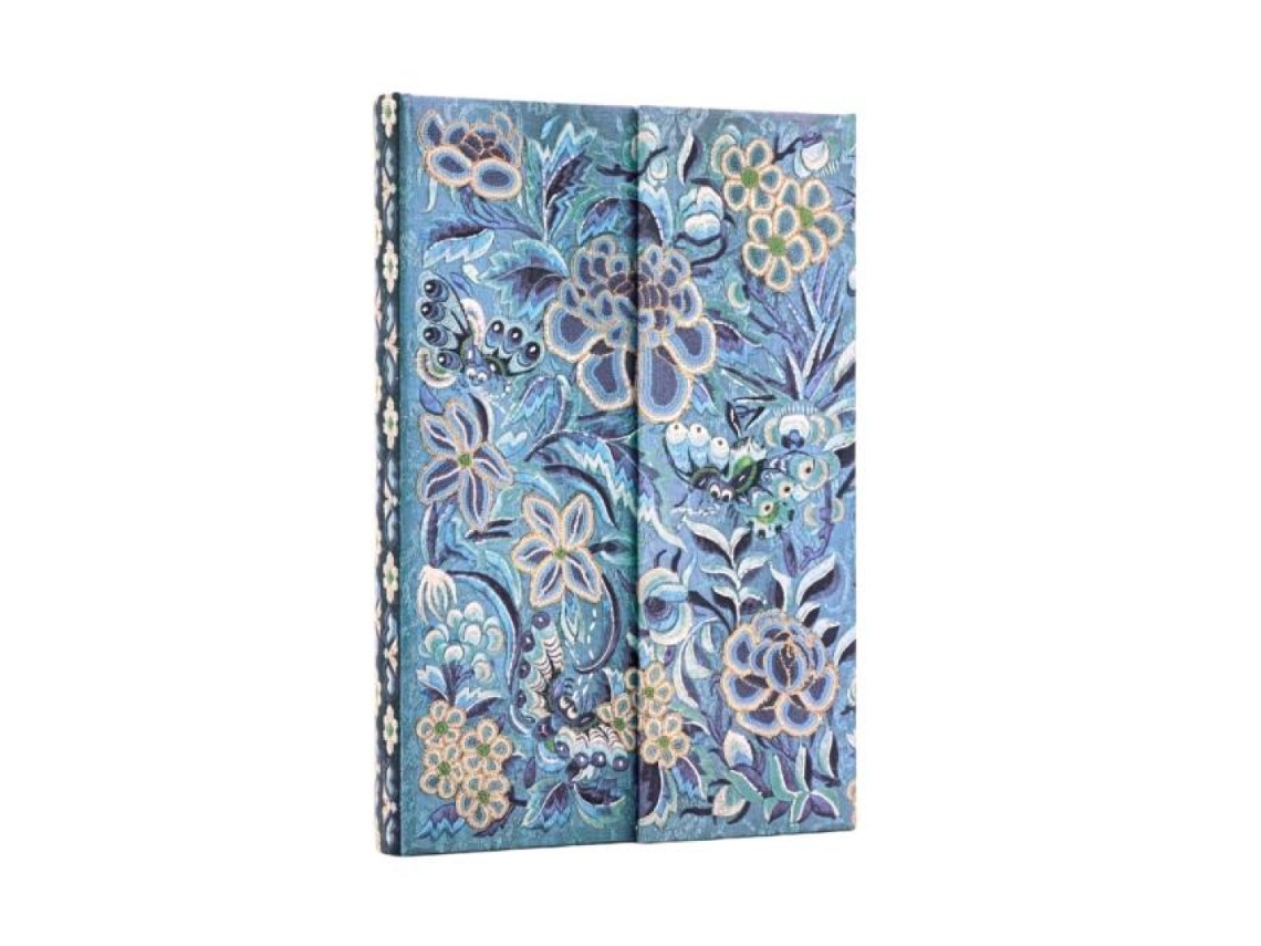 Livro Blue Willow Mini Unlined Hardcover Journal de Paperblanks (Inglês)