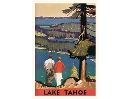 Livro Vintage Journal Travel Poster For Lake Tahoe De Found Image Press (inglês)
