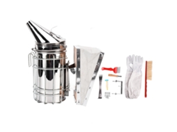 Kit Inicial de Apicultura com Fumegador, Ferramentas e Suprimentos para Apicultores Iniciantes e Experientes