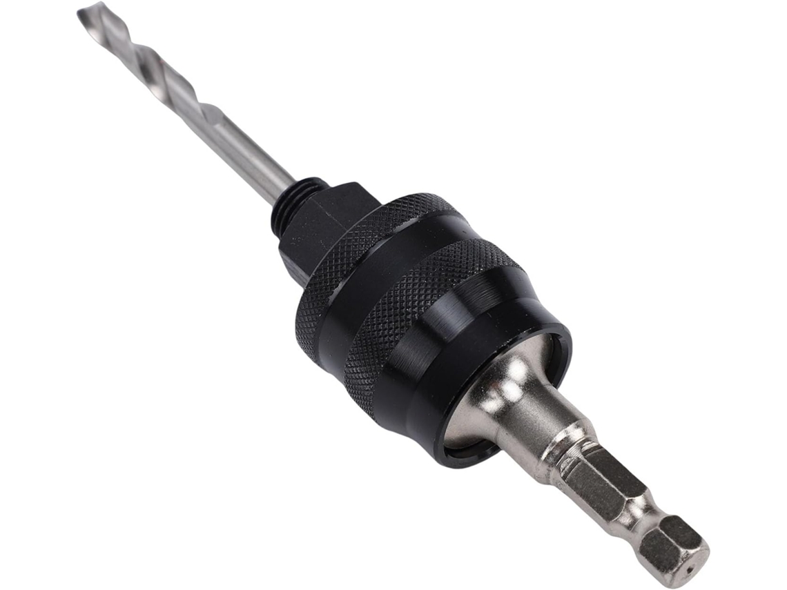 Kit De Eixo Serra Copo Bimetálico, Adaptador Haste Hexagonal Troca Rápida Com 11/32 Polegadas E