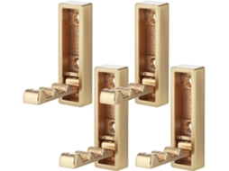 Conjunto De 4 Elegantes Ganchos Parede Dobráveis Em Formato L, Com