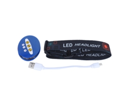 Lanterna para Boné com Sensor Led Recarregável USB de MARCA