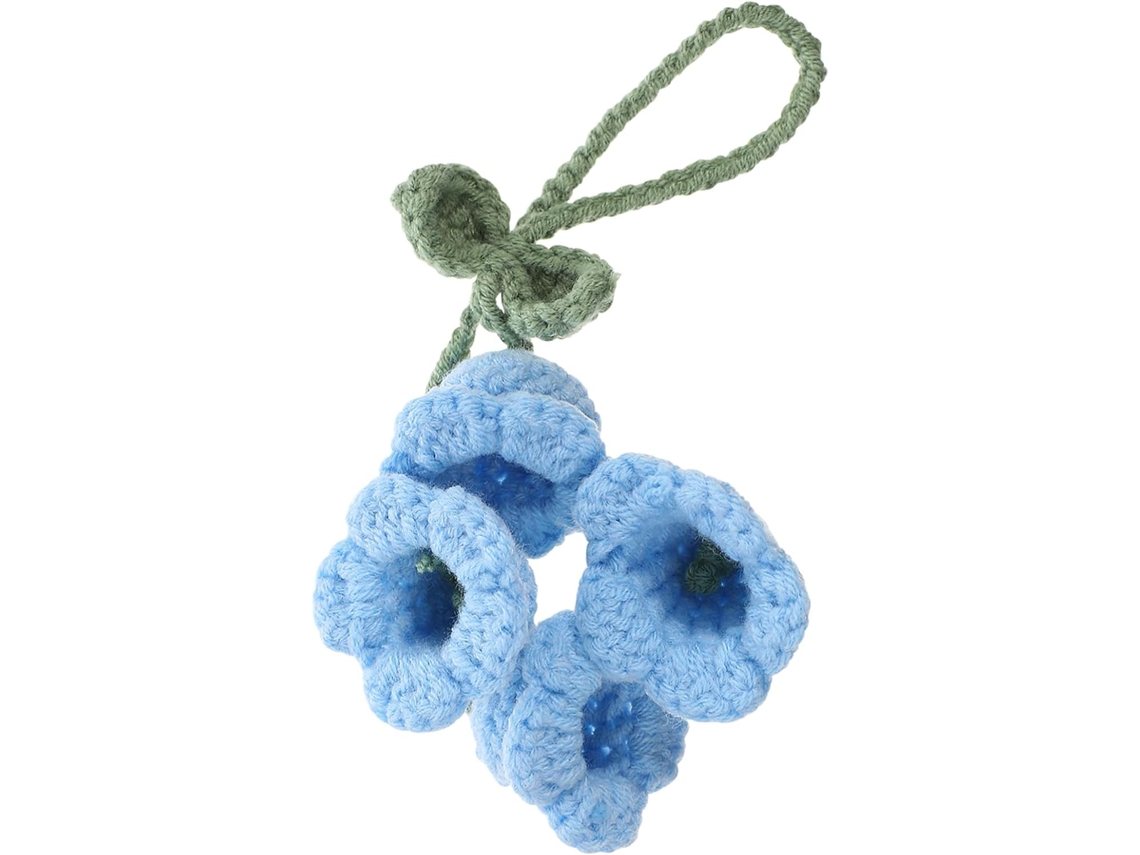 Acessórios De Crochê Com Flores Para Carro, Decoração Suspensa Para Uso Interno, Plantas Decorativas.