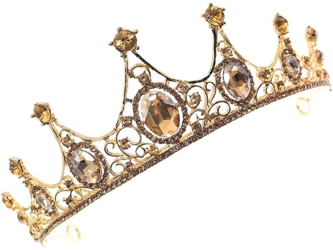 Tiara Chique Retro, Joia Leve e Elegante, Coroa de Casamento em Metal.