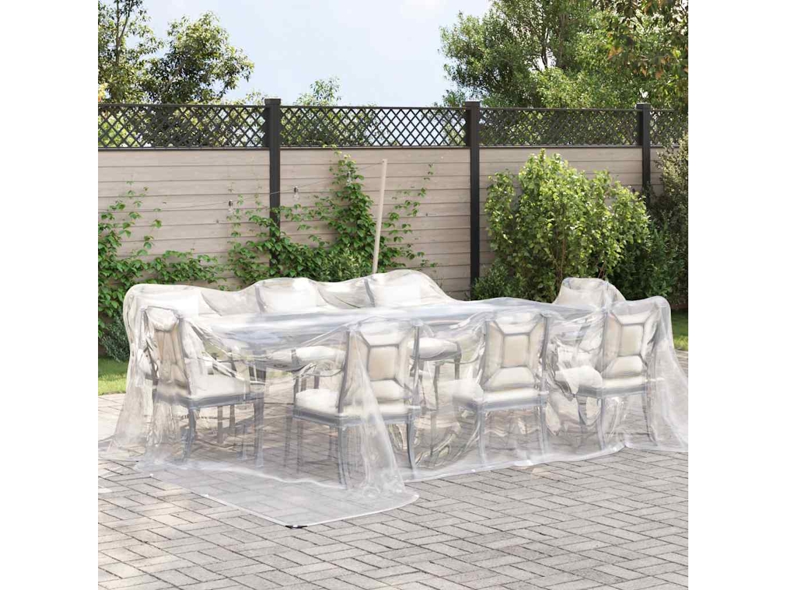 Maison Exclusive - Encerado Transparente Com Ilhós 1x2 M Polietileno