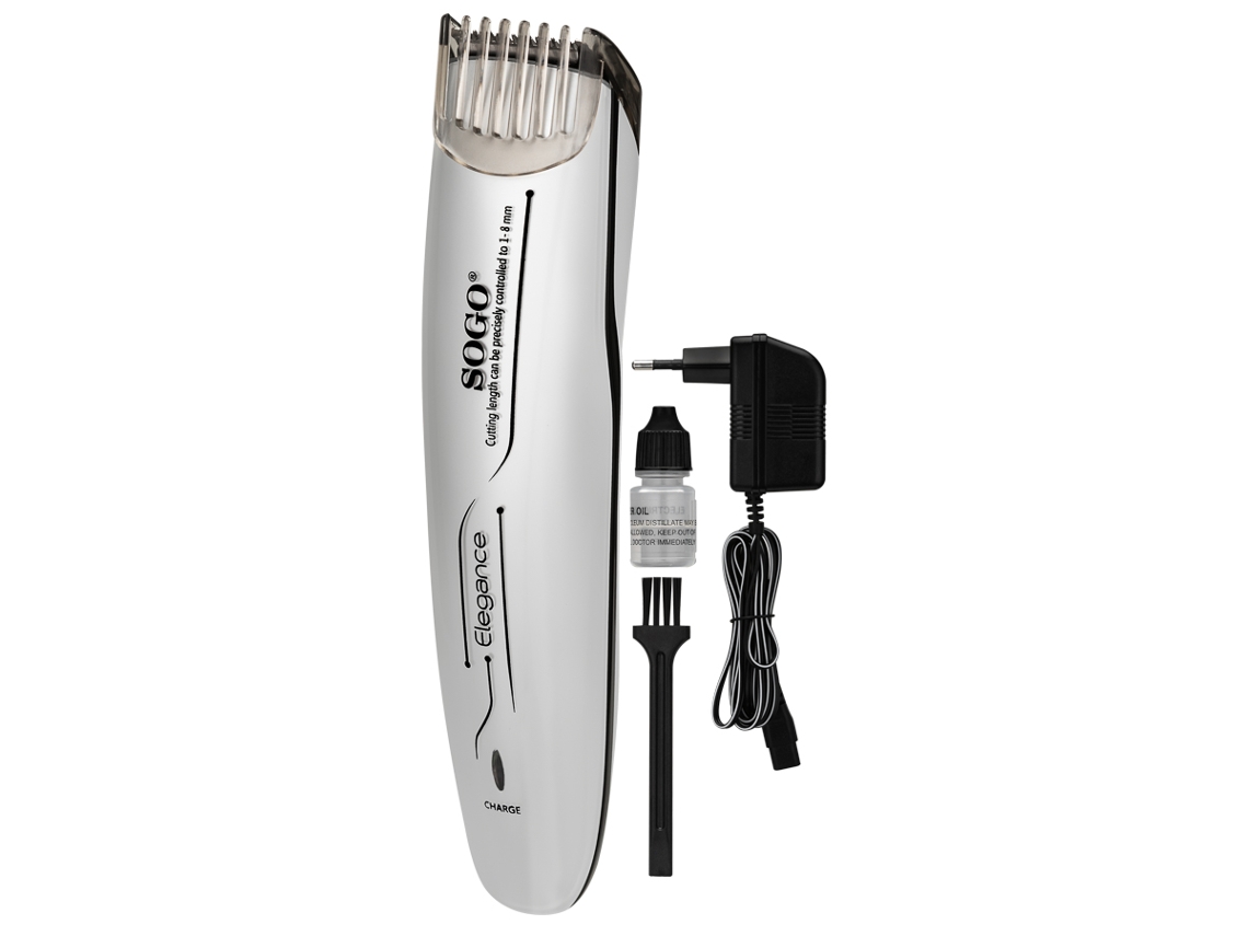 Aparador de Barba SOGO Cpe-Ss-3455-S (Autonomia 35 min - Corrente - 0 - 8 mm)