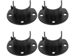 Suportes Para Varão De Guarda-roupa, Pacote Com 4 Peças, Aço