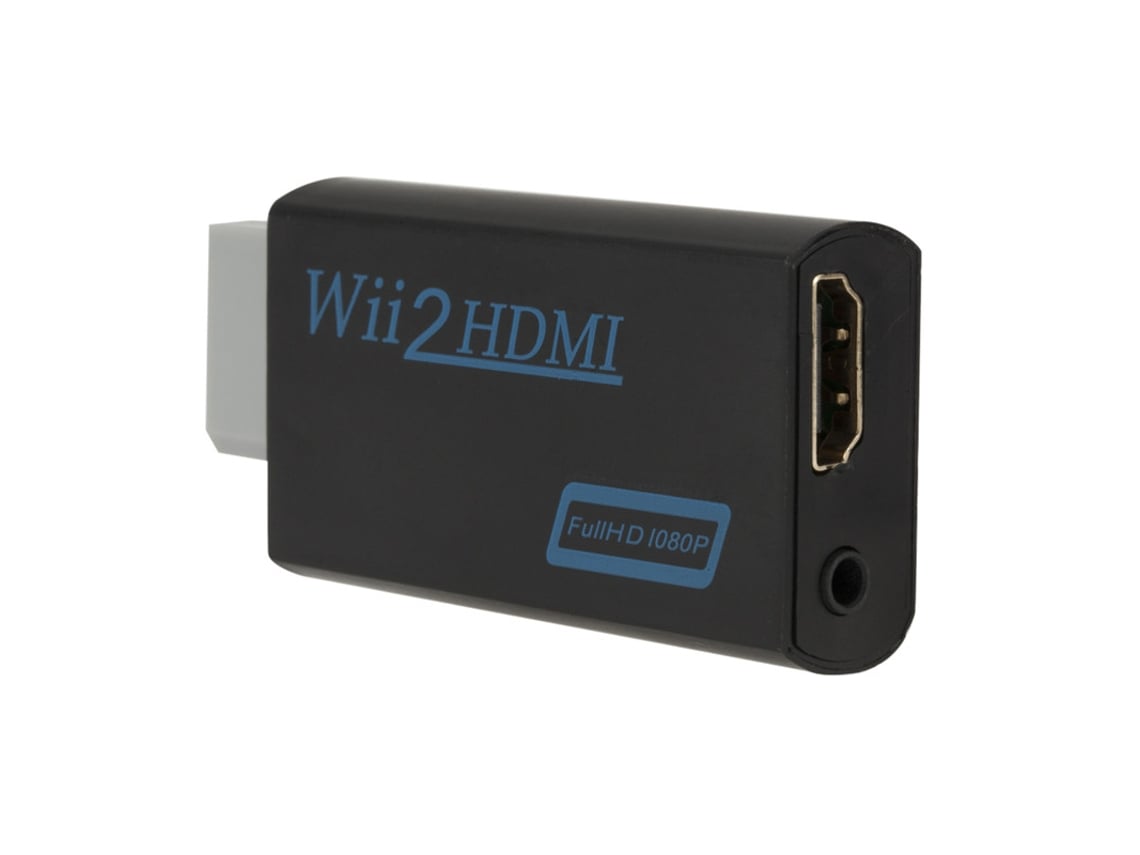 Conversor Adaptador Wii para HDMI Full HD 1080P + Áudio 3,5 mm