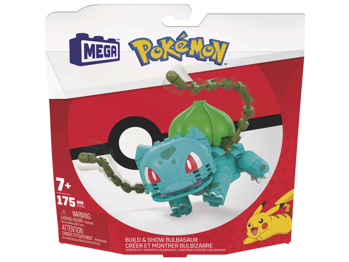 MEGA CONSTRUX Pokémon - Bulbasaur MEGA (Idade Mínima Recomendada: 7 Anos)