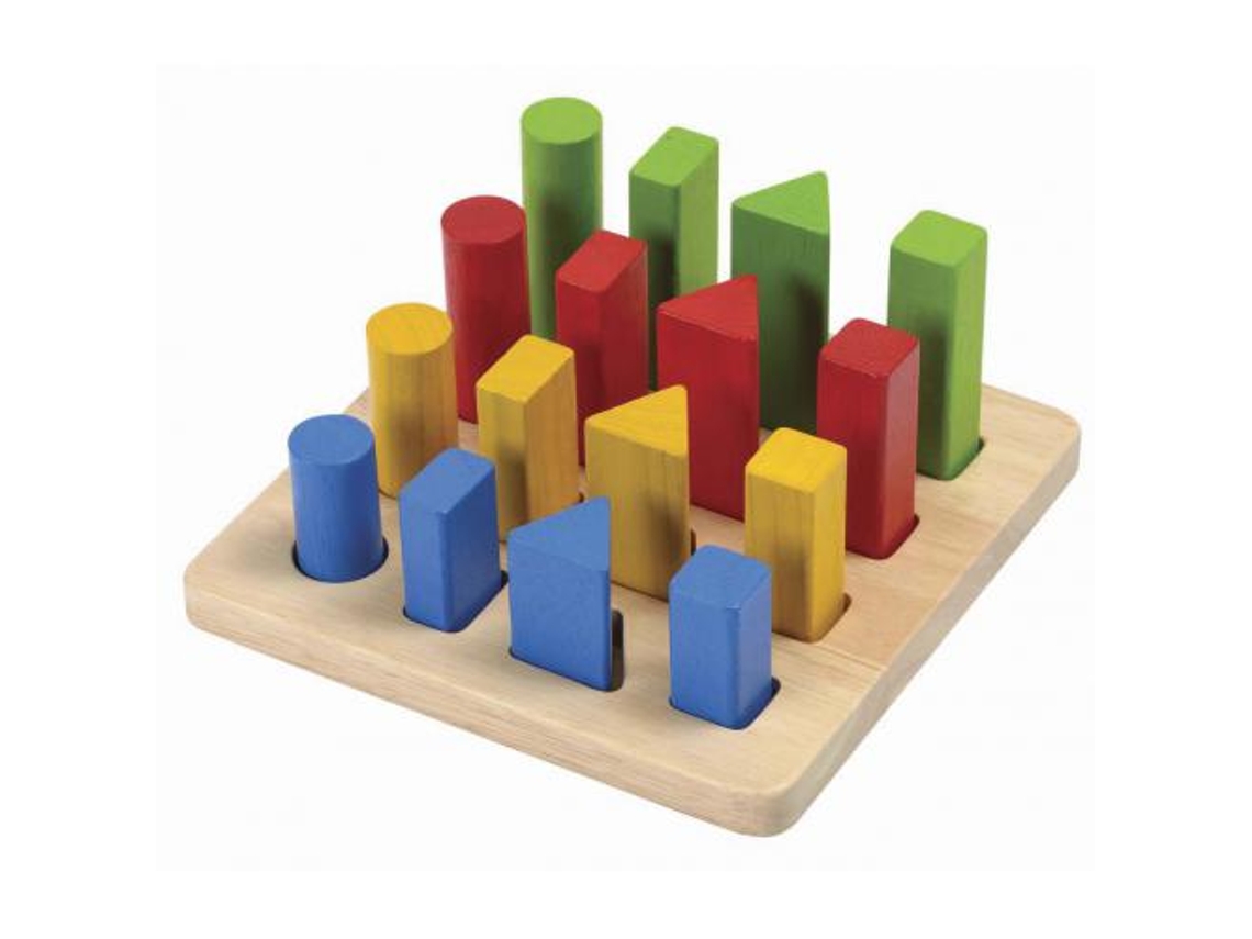 Jogo Tradicional PLAN TOYS Figuras Geométricas em Madeira