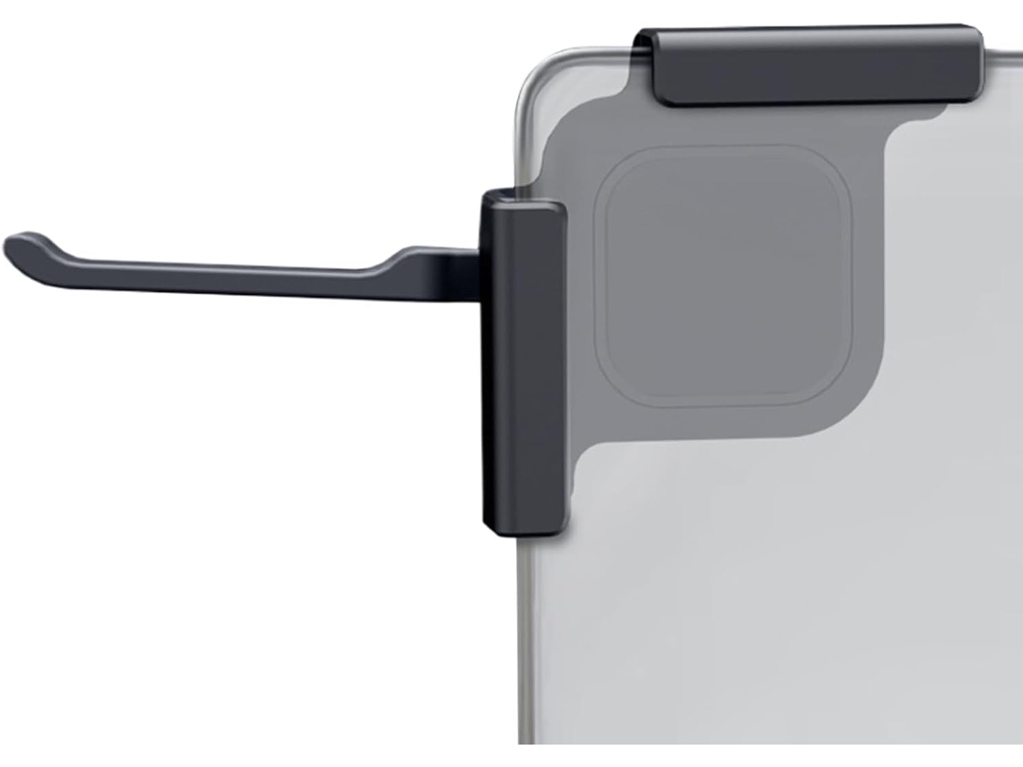 Suporte Genérico Para Fone De Ouvido Monitor Gancho Fixação Porta Mecanismo Com Alça Alumínio Armazenamento Seguro Em