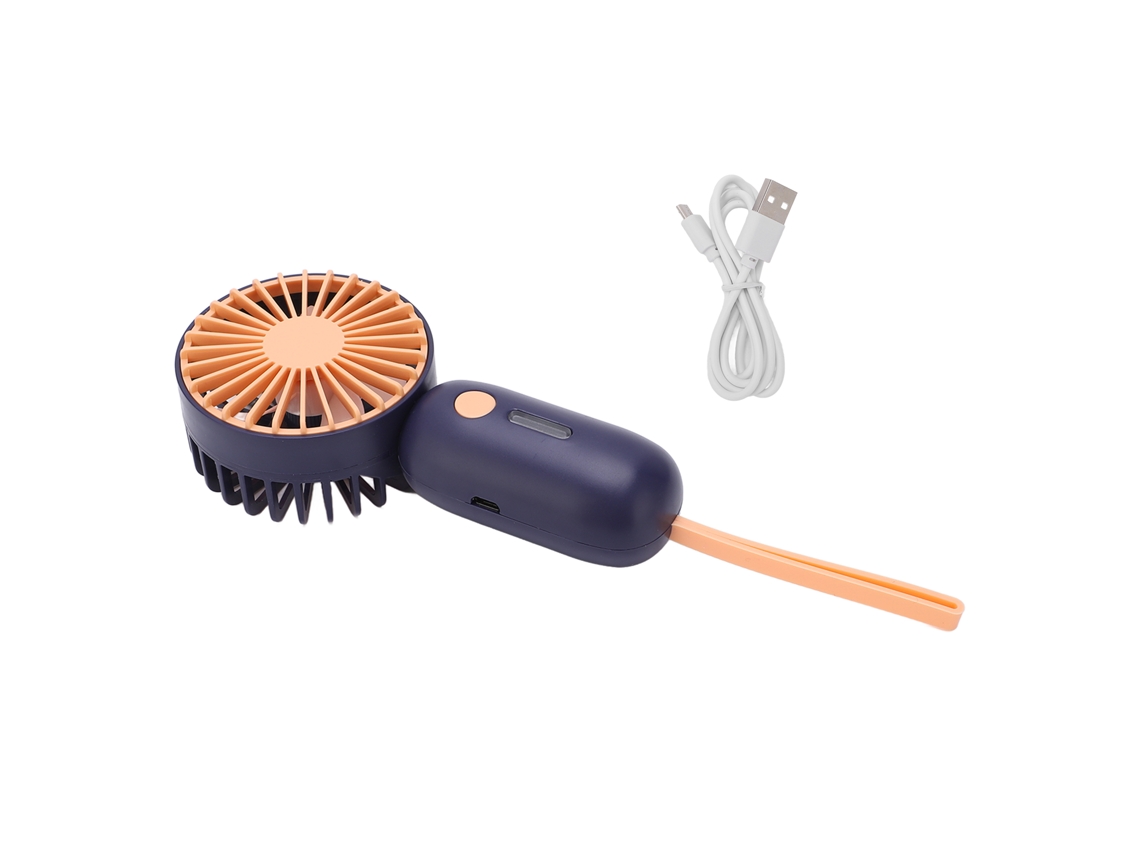 Ventilador Portátil Usb Recarregável Silencioso Viagem