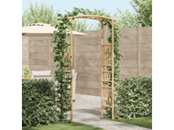 Vidaxl Arco De Jardim Natural 110 X 40 X 205 Cm Bambu