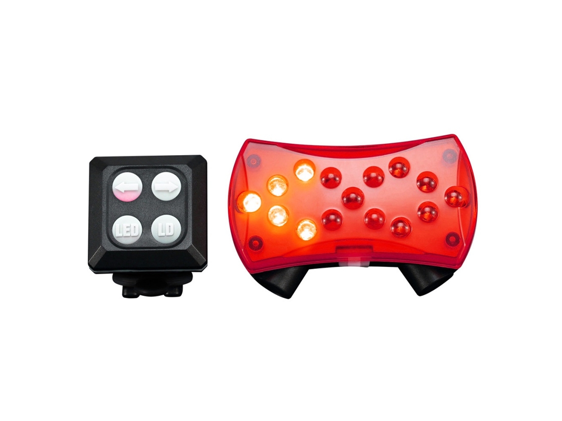Luz De Sinalização - Controle Sem Fio, Recarregável Por Usb (preto)