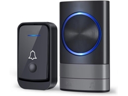 Timbre Wireless 400m Led 52 Tons Negro ZYBLSSBB