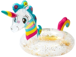 Boia inflável de unicórnio com glitter AQUAFORGE