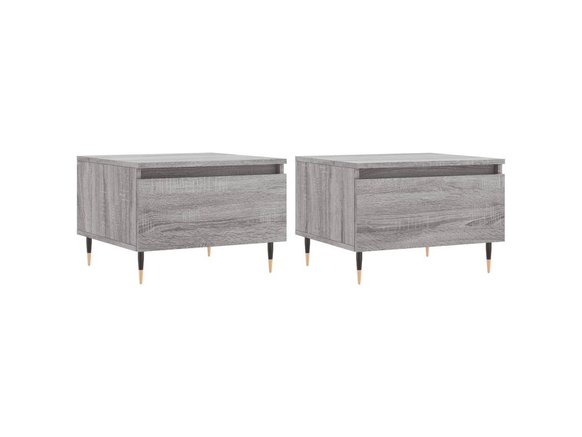 Coffee Table, Coffee Tables Vidaxl Cinzeto Madeira Processada (n/a)