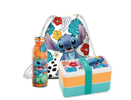 Conjunto Lancheira Termo Bola Stitch Ajustável Egan