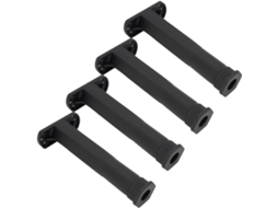 Kit Com 4 Peças De Reforço Altura Para Pés Suporte Central Cama Ajustável, Em Material Pp, Formato Estável
