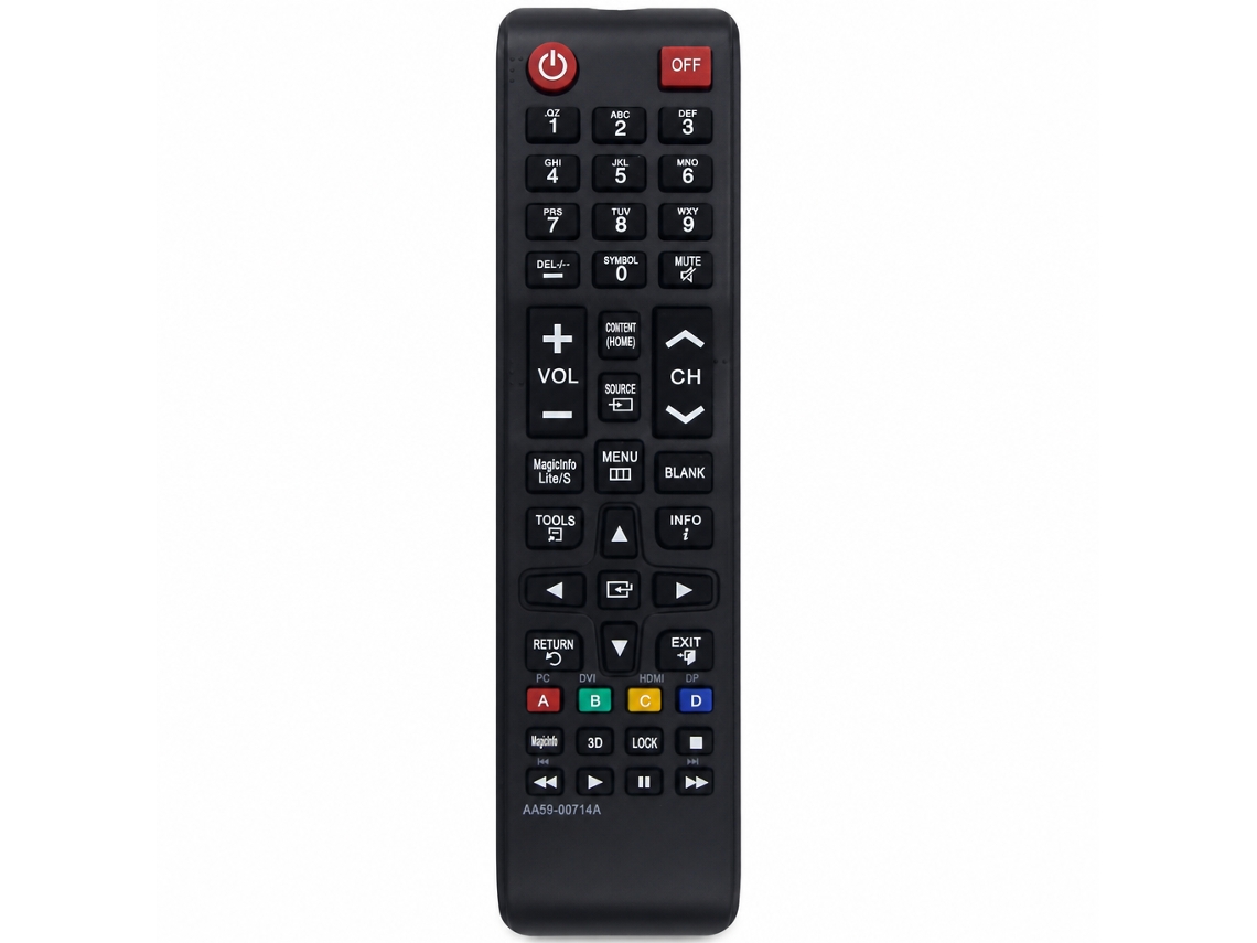 Comando À Distância Para Tv Compatível Com Samsung Aa59-00714a