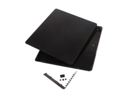 Capa para Console de Jogos, Cor Sólida, Substituição Completa, Capa para Console de Jogos, Acessórios para Ps4 Slim 2000, Branco BRILVIBERA