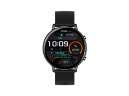 Smart Watch G28 Relógio de Tela Redonda de 1 39 Polegadas Monitoramento de Saúde Modo Multiesportivo Preto GODTVAGT