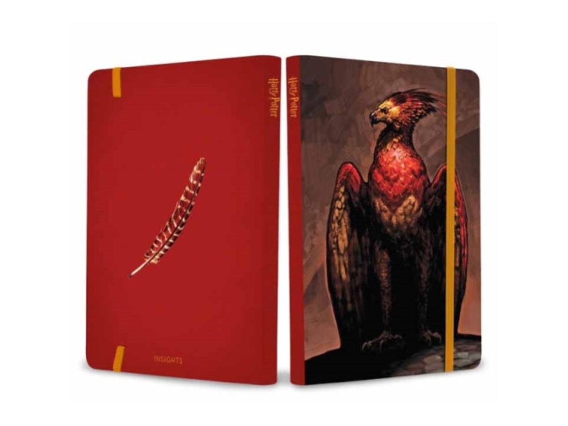 Harry Potter Caderno De Capa Mole Fawkes Brilvibera (capa Dura, Inglês)