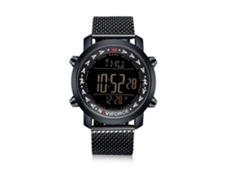 Relógio Eletrônico Masculino de Quartzo com Pulseira de Aço 3atm Fashion Resistente À Água