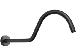 Chuveiro De Parede Aço Inoxidável 14 Polegadas Com Suporte Extensível Para Tipo Chuva, Com Flange Ou Adaptador Para