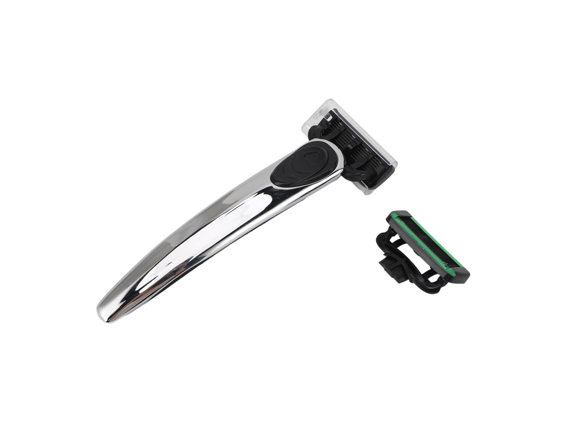 Aparador De Barba Seguro Manual Com 7 Camadas Cabeça De Corte Metal Removível Ferramenta De Grooming
